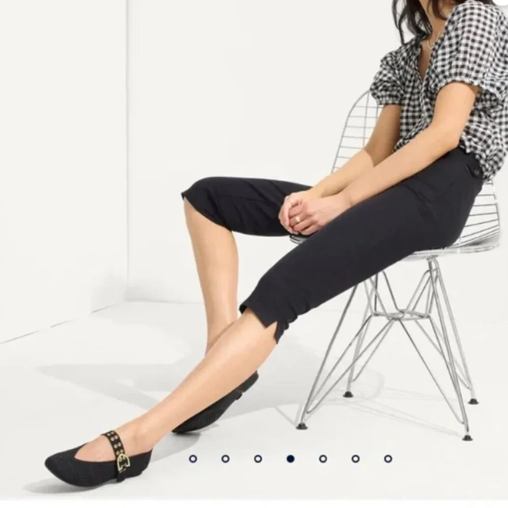 Rothy's Max Buckle Mary Jane flat in Black Mesh Size 7 - Like New! - Picture 14 of 14